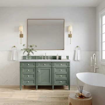 Brittany 60" Single Smokey Celadon ( Vanity Only Pricing)